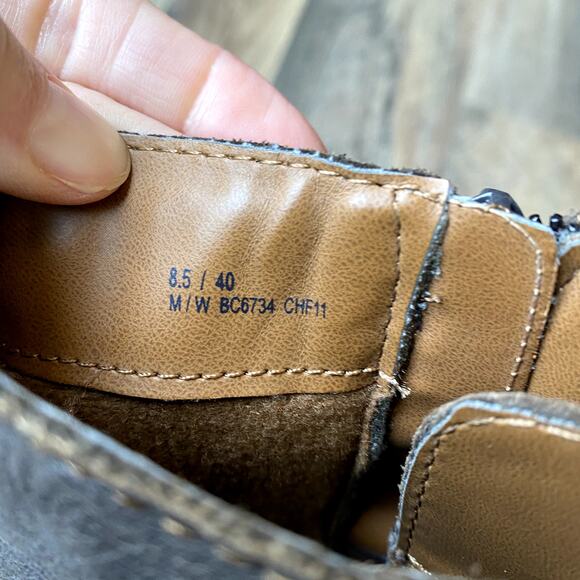 BOC Born Concept Women's Brown Lace Up Buckle Goblincore Boots 8.5 - Picture 4 of 14